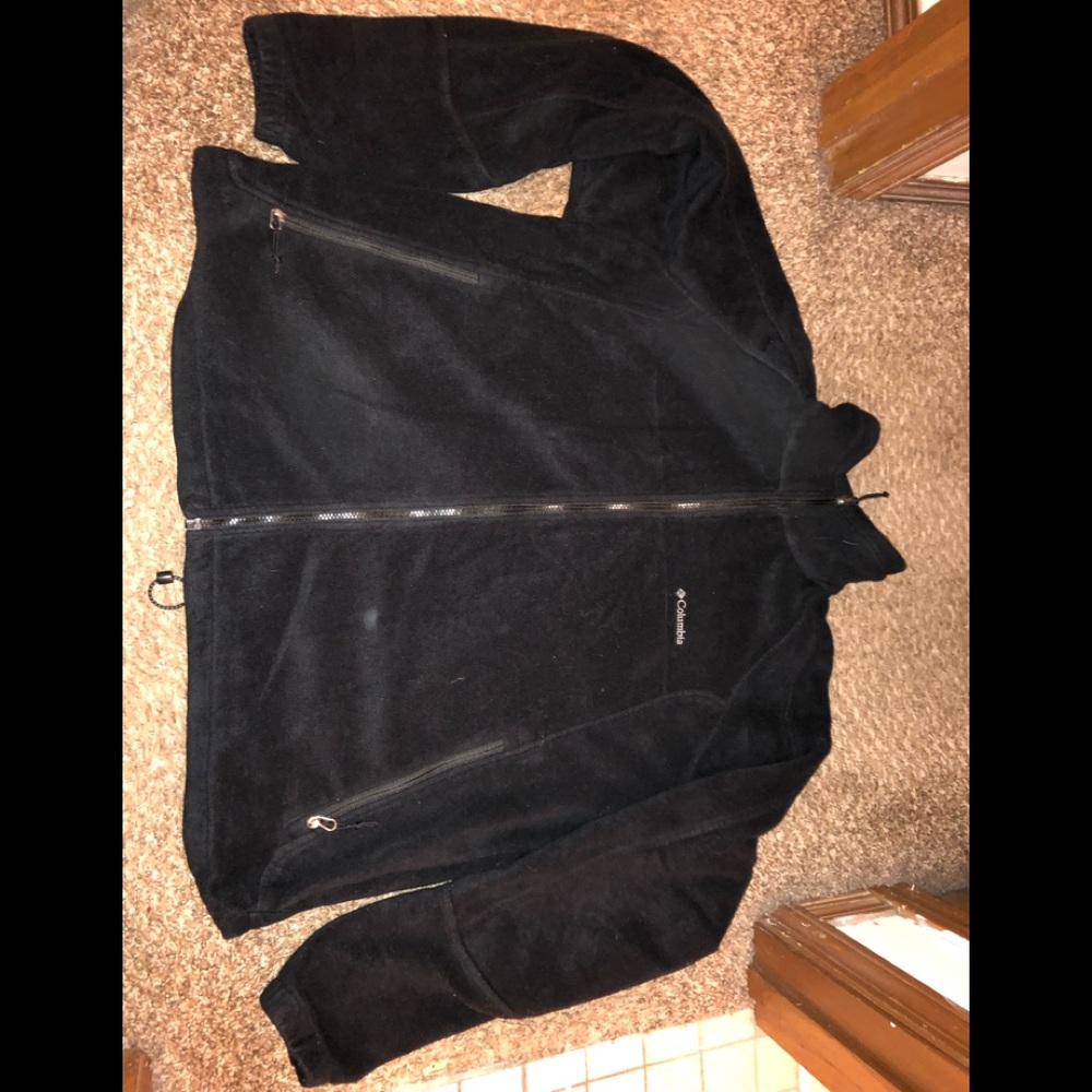 BLACK XXL Columbia Fleece jacket